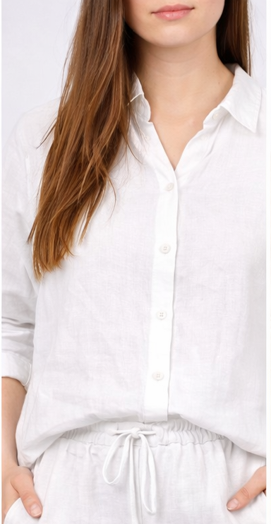 Basic 100% Linen Shirt Noos IBIZA