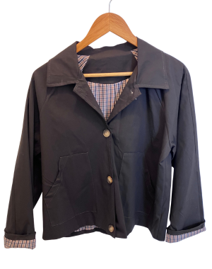 CHAQUETA CORTAVIENTOS MARRON