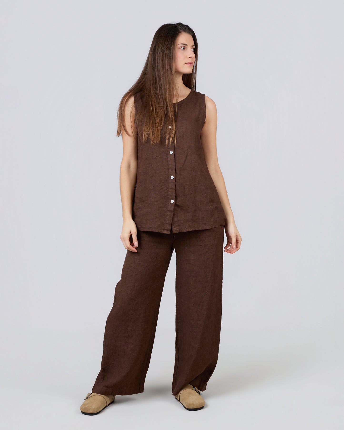 ORIGIN 100% Linen Long Trousers