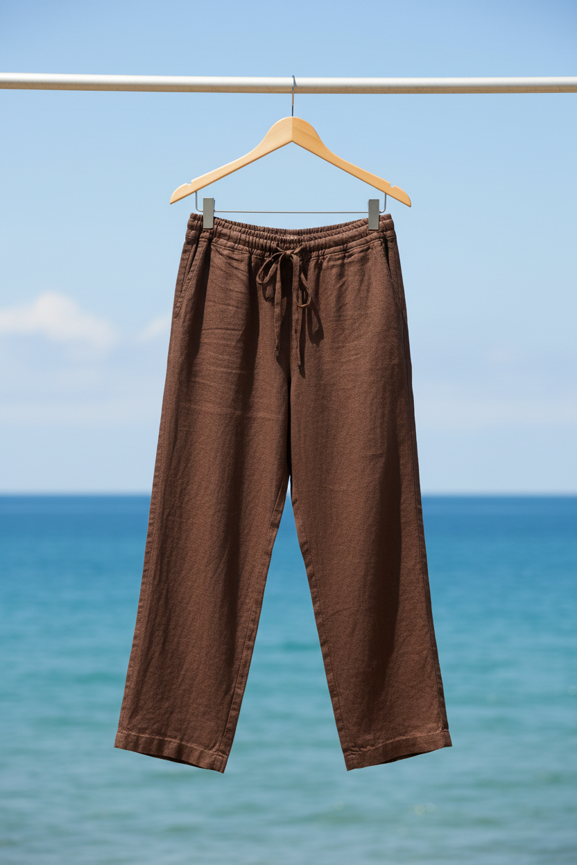 ORIGIN 100% Linen Long Trousers