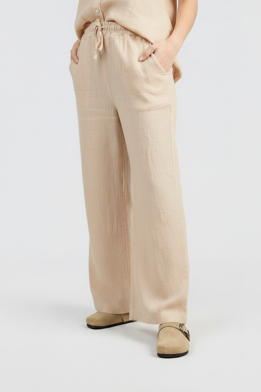ORIGIN 100% Linen Long Trousers