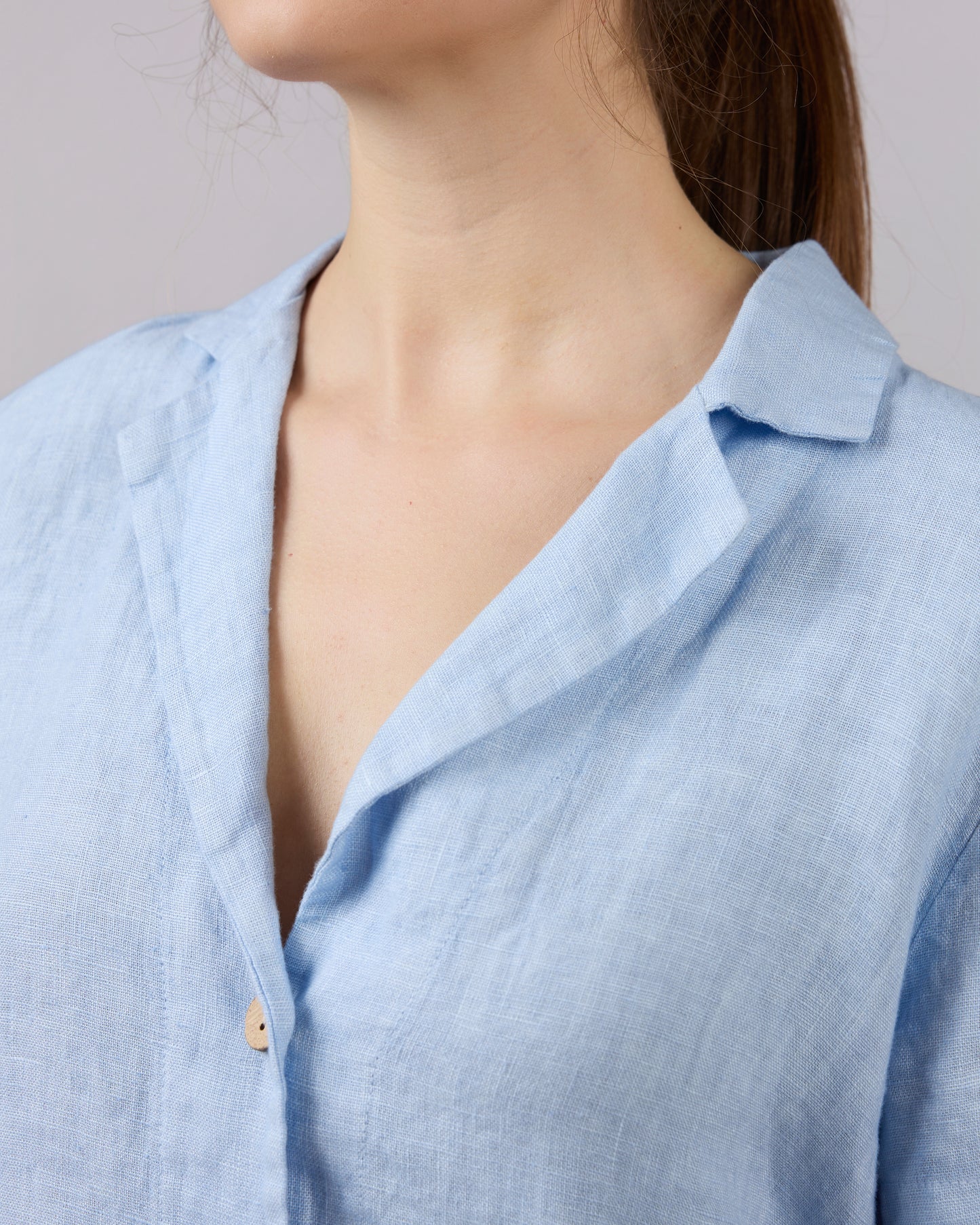 Conjunto camisa + pantalon corto 100% lino