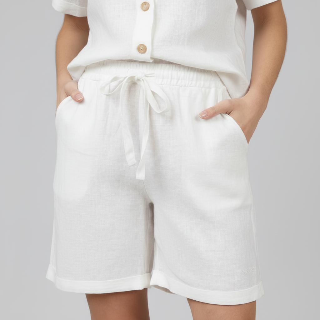NOOS Altea Basic Shorts 100% Linen