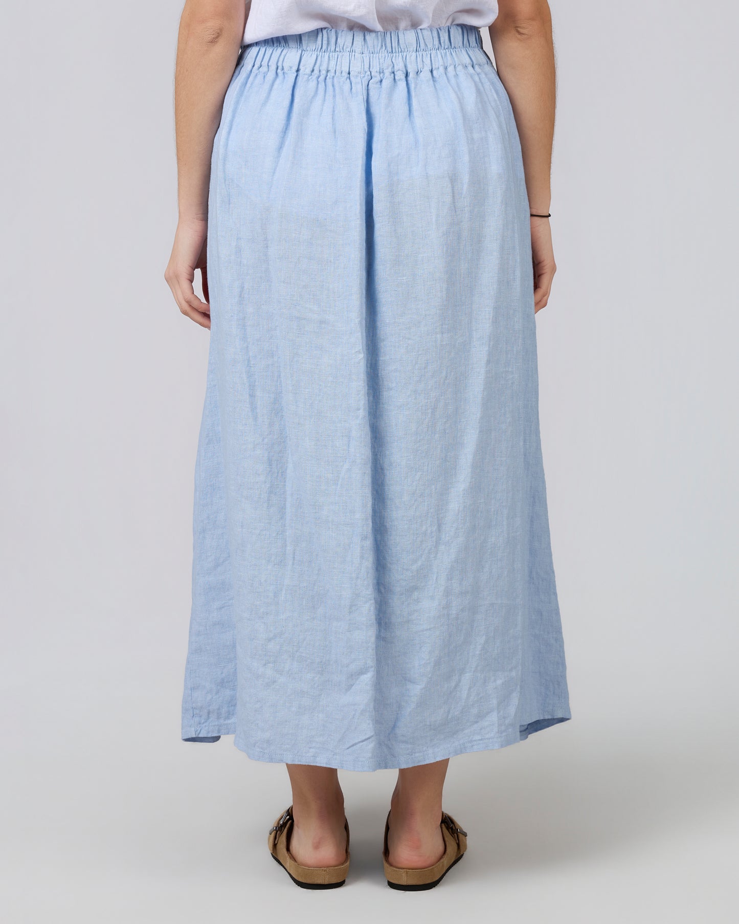 SKY 100% Linen Bow Skirt
